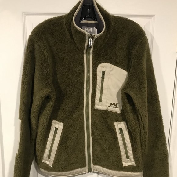 Helly Hansen Other - HELLY HANSEN Men’s ARMY GREEN NOME PILE JACKET TOP Size Medium